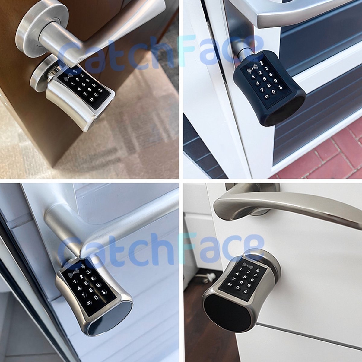 ORNO OR-ZS-853 Elektronisch deurslot met touch-toetsenbord en
