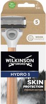 Wilkinson Sword Hydro 5 Skin Protection Premium Edition - Scheermes - Houten Handvat