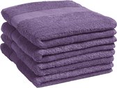 Yumeko handdoeken terry purple 50x100 - 4 st - Bio, eco & fairtrade
