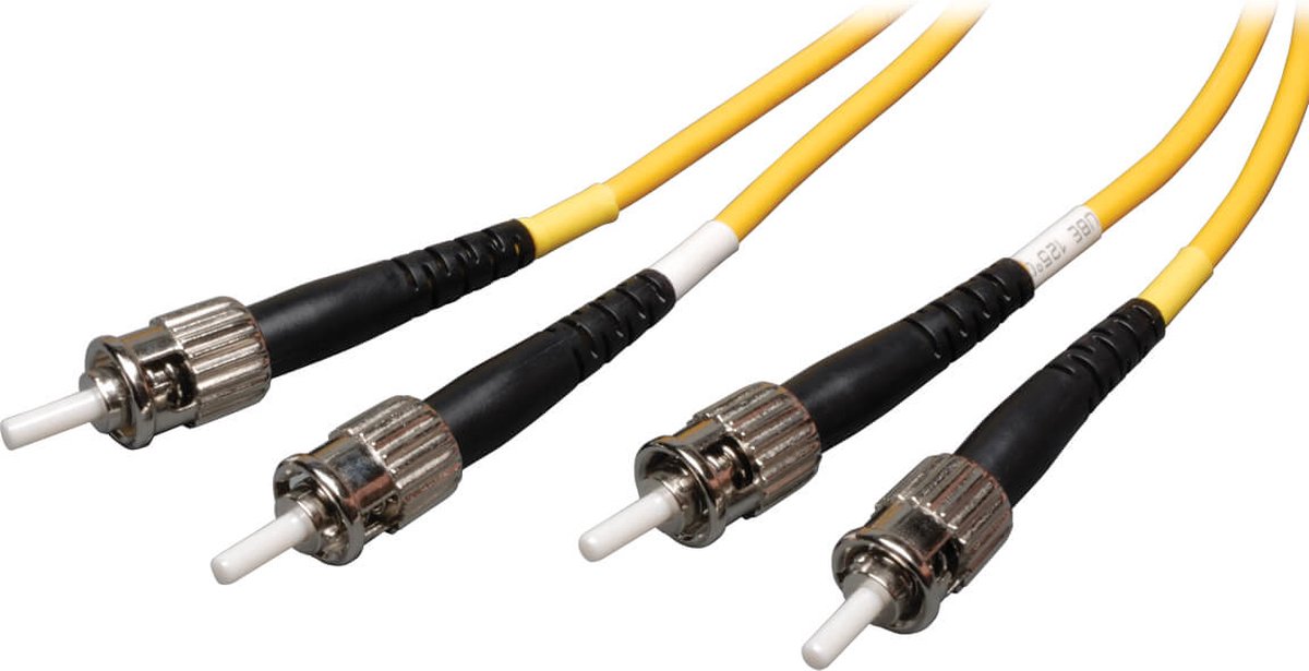 Tripp Lite Singlemode Fiber Optics 5-m (16-ft.) Duplex SMF 8.3/125 Patch Cable, ST/ST