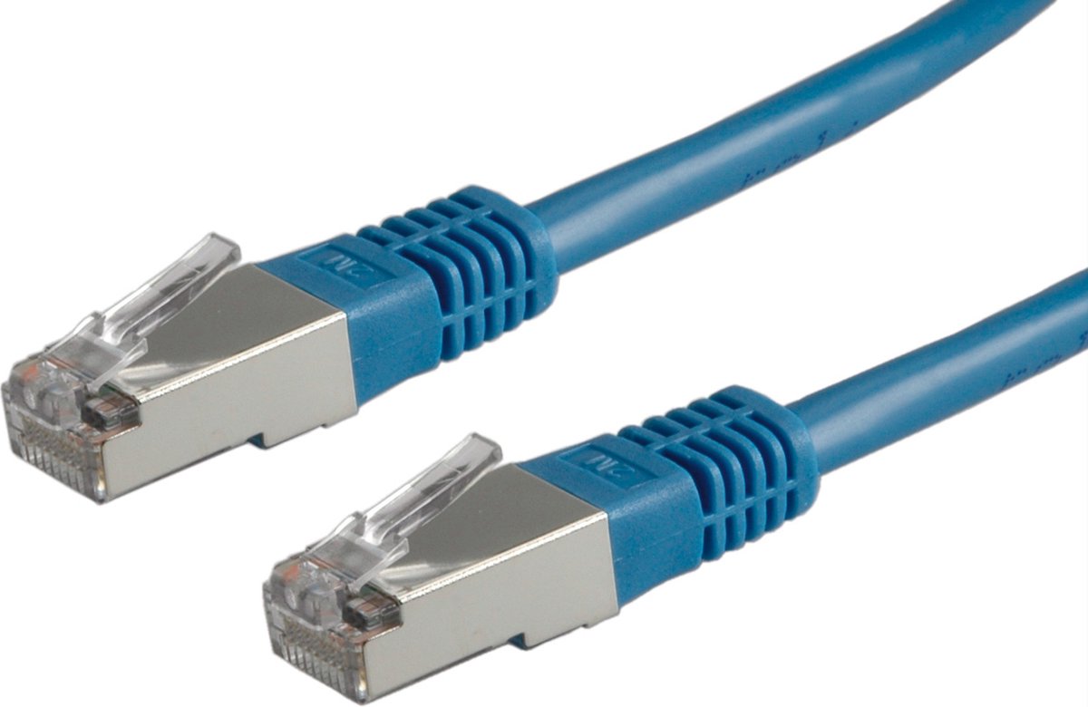 ROLINE patchkabel Cat.5e (Klasse D) FTP, blauw, 0,5 m