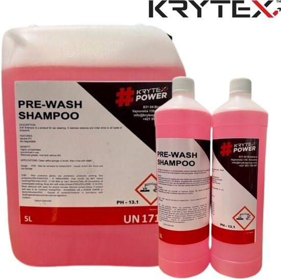 KRYTEX™ Car Detailing Prewash snow foam shampoo Car Cleaning