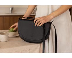 Monk & Anna Soma half moon bag | black