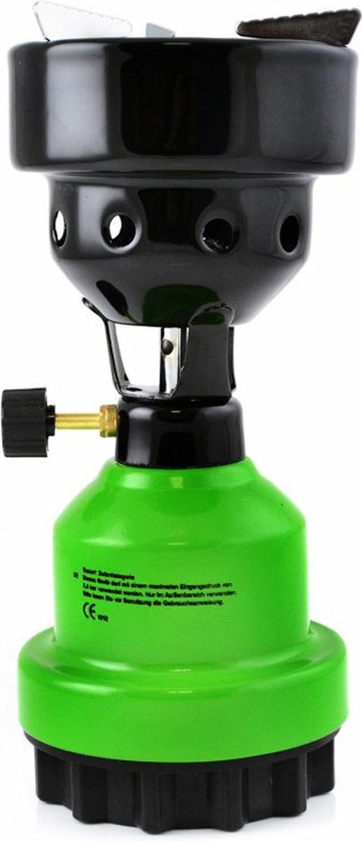 Camping kookstel/kookpit - metaal - groen - incl. gas navulling priktank van Cadac — afbeelding 3