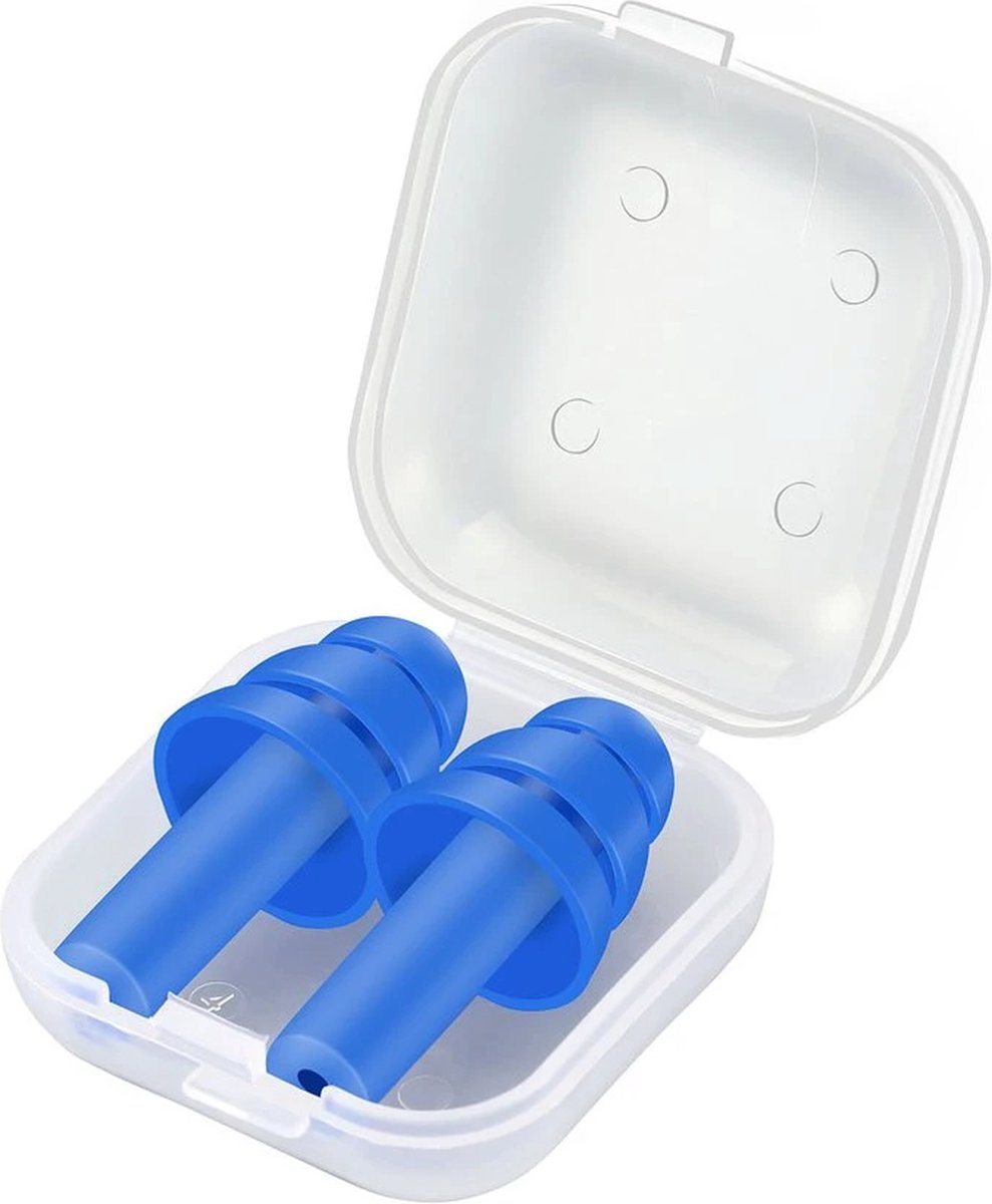 Goedkoopste Comfortabele Oordoppen Voor Muziekevenementen - Oordoppen Voor Slapen - Concerten En Festivals - SNR 23 dB - Blauw - 1 Paar