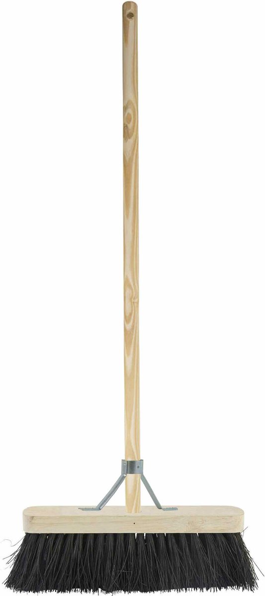 Goedkoopste Betra Buitenbezem - FSC hout - natuurvezel - hard - 30 x 130 cm