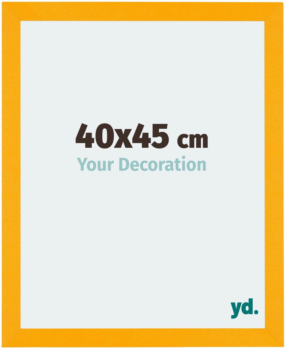 yd. Your Decoration - Fotokader 40x45 cm - MDF - Geel - Mura