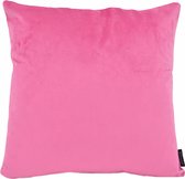 Velvet Fuchsia Kussenhoes | Fluweel - Polyester | 45 x 45 cm | Roze
