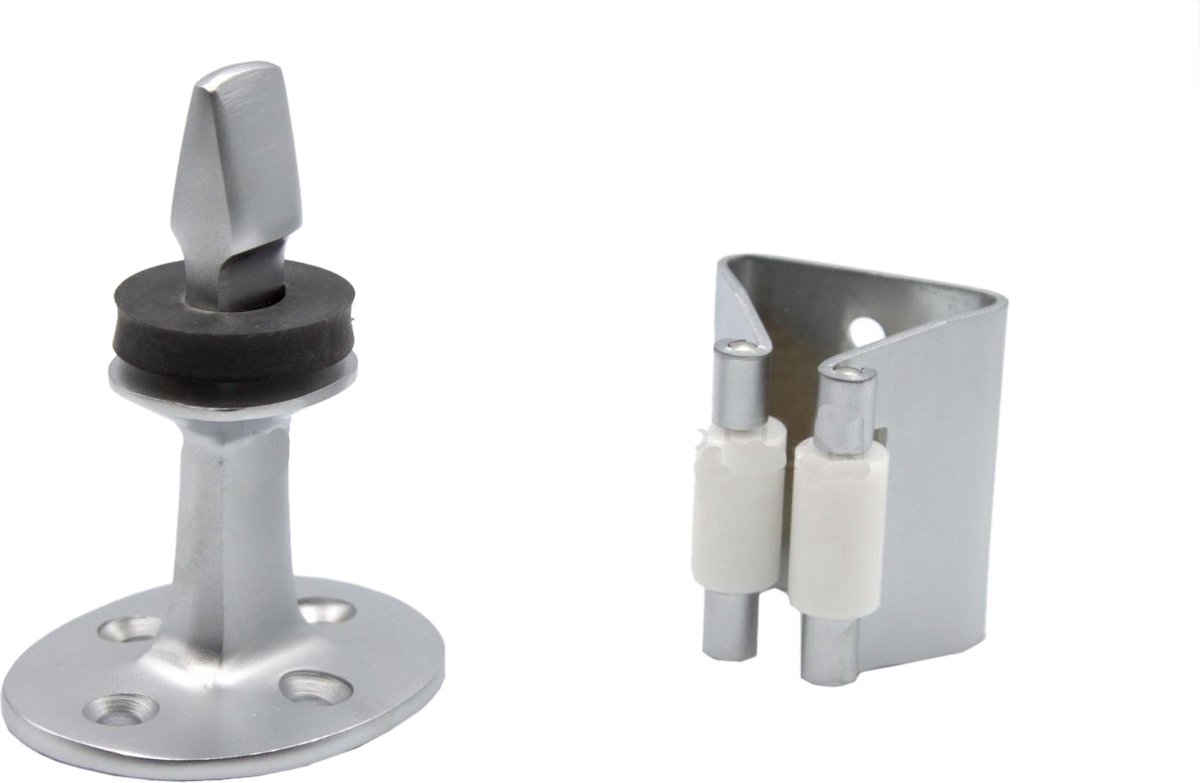 Deurvastzetter - Deurklem - 70mm - Rvs 316 mat - S&B - N-253101.9