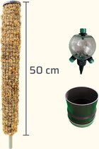 Mospaal voordeelspakket (expert) | PlantStuff | 50 cm mosstok | Druppelaar | Fundering | Plantensteun | Plantenstok | Sphagnum mos