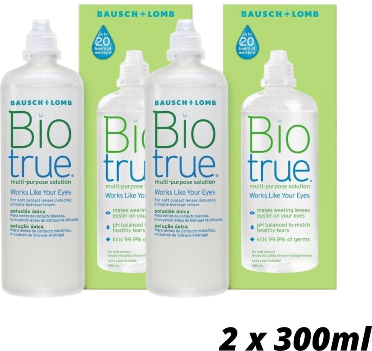 Goedkoopste Biotrue multi-purpose solution 2x300ml