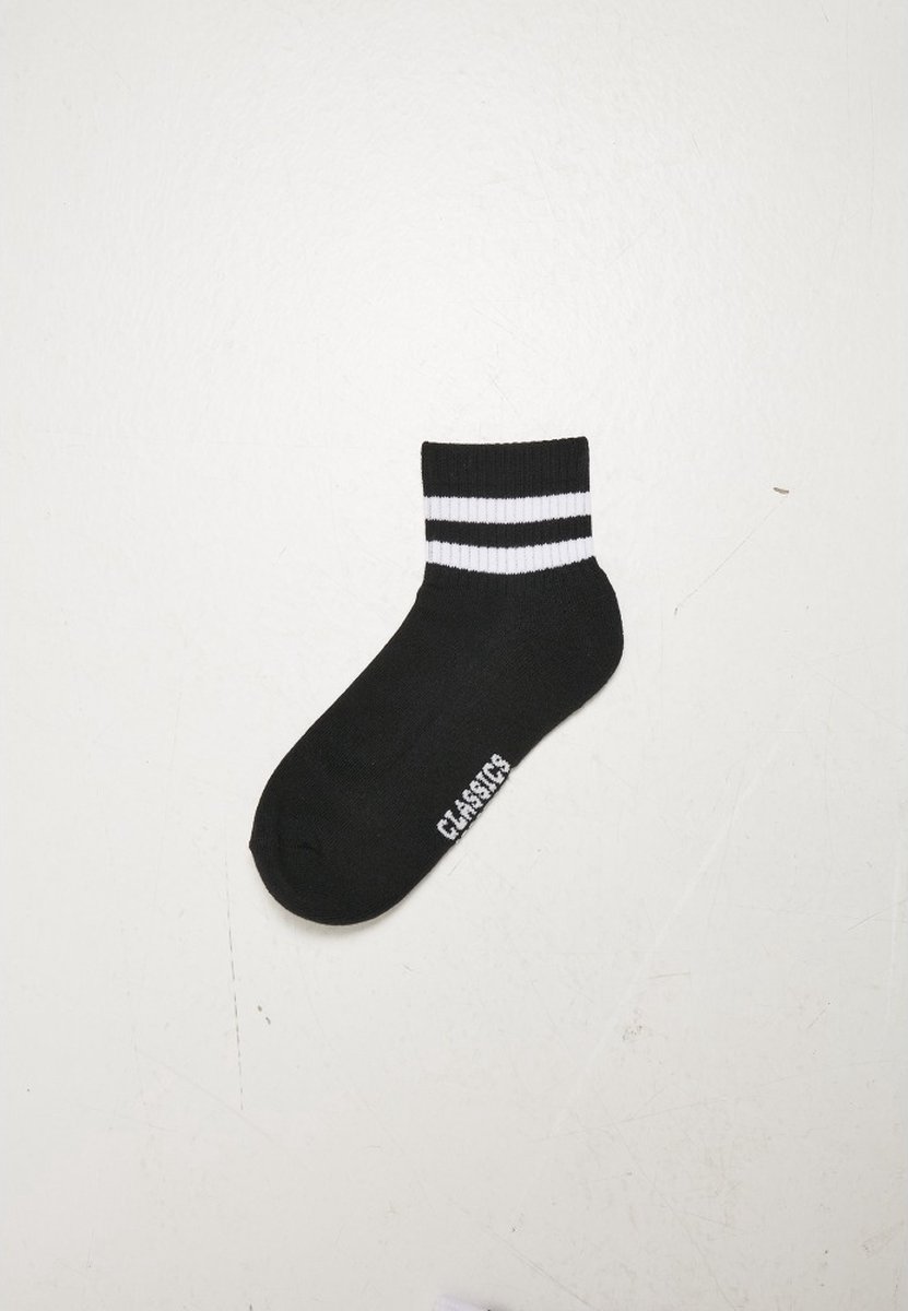 Urban Classics Sokken -47/50- Sporty Half Cuff Logo 5-pack Zwart