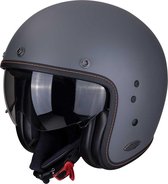 Scorpion Belfast Mat Cement Grijs Jethelm - Motorhelm - Maat XL