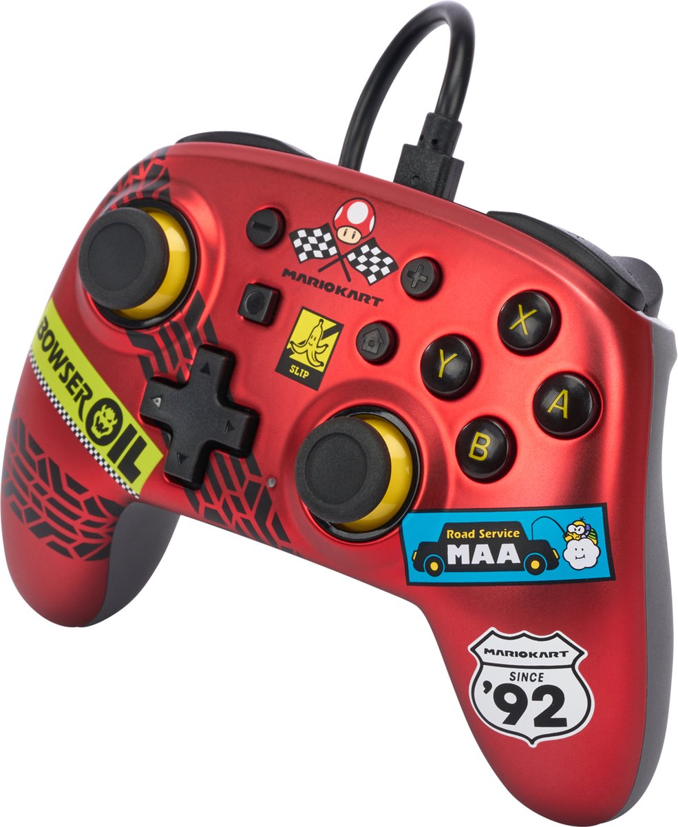 PowerA Nano bedrade controller voor Nintendo Switch - Mario Kart: Racer Red – foto 5