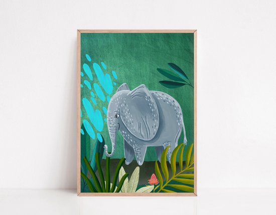 No Filter - Affiches Safari chambre d'enfant - 6 pièces - 21x30 cm / Format A4 - Affiches Animaux - Affiches décoration Chambre de bébé