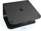 Rain Design mStand 360 - Stevige Draaibare Aluminium Stand Geschikt voor MacBook - MacBook Pro - Laptop - Zwart - Zwart - Black