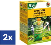 BSI - Wasps Trap Bag - Wasp Trap - Avec attractif écologique - 2 pièces - pour jardin et terrasse