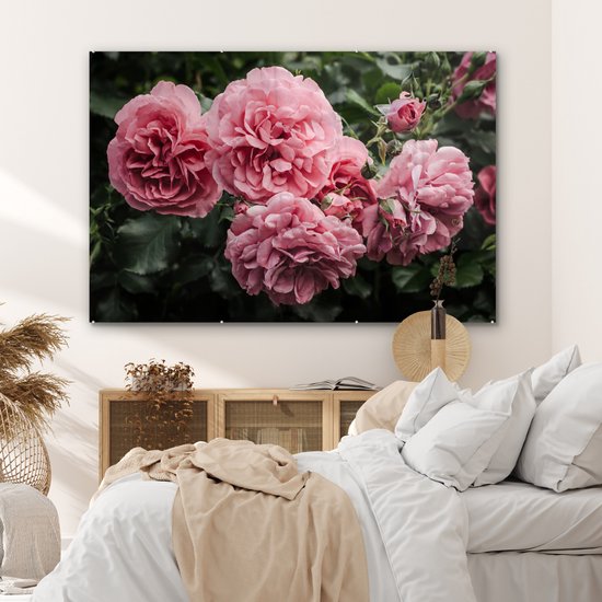 MuchoWow® Peinture sur Verre - Rose - Fleurs - Roses - 150x100 cm - Peintures sur Verre Peintures - Photo sur Glas