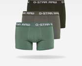 G-STAR Classic Boxer 3 Unités Hommes - Gris / Asphalte / Bright June - M