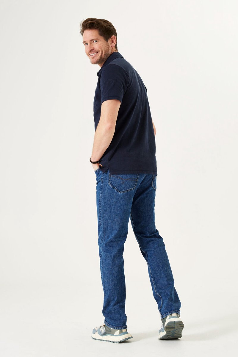 Rockford Mills FOREMEN Heren Regular Fit Jeans Blauw - Maat W36 X L32