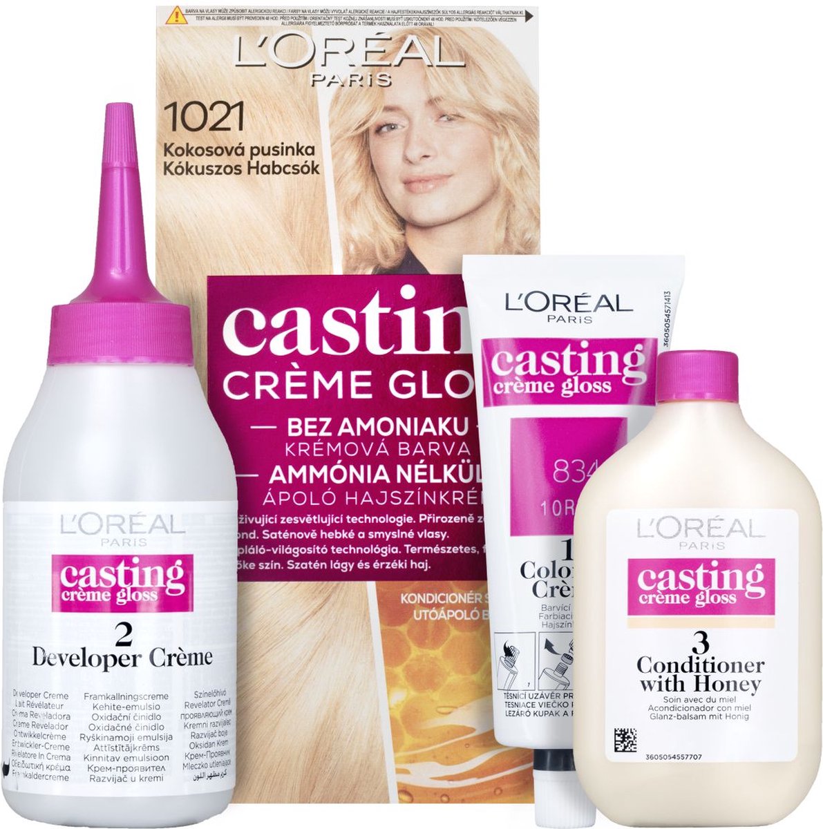 Loreal Professionnel - Hair color Casting Crème Gloss 1021 Kokosová pusinka -