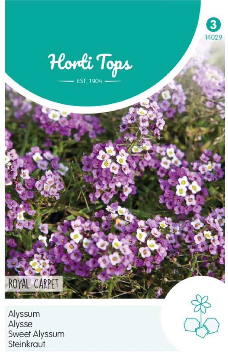 Hortitops Zaden - Alyssum (Lobularia) Mar. Procumbens Royal Carpet