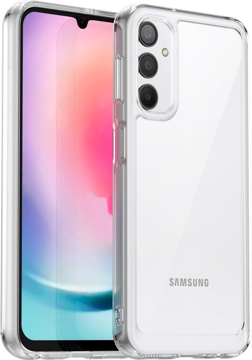 Hoesje Hybride Back Cover Transparant Geschikt voor Samsung Galaxy A24