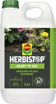 Herbistop Ready Alle Oppervlakken - gebruiksklare onkruid- en mosbestrijder - snelle werking - bidon 2,5 L (25 m²)