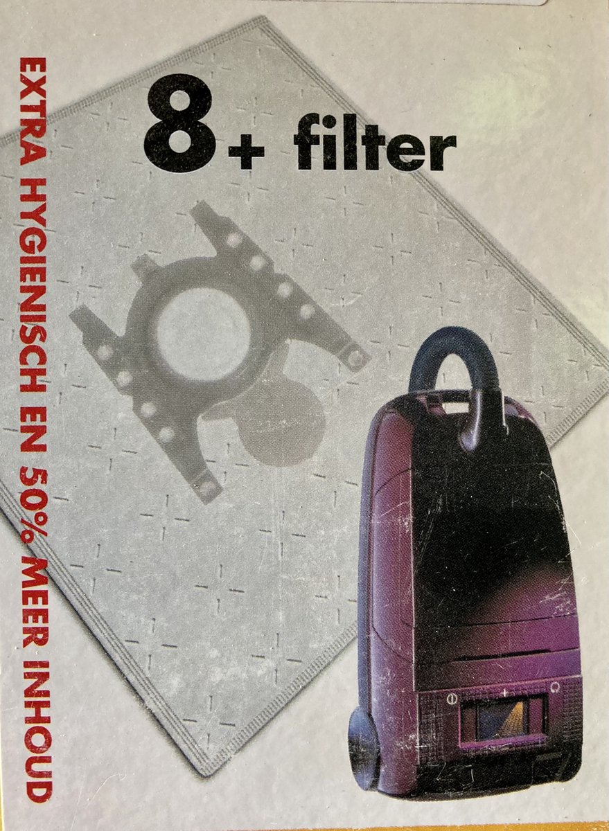 EUROPART - Stofzuigzakken + filter - TYPE A - 8 stuks