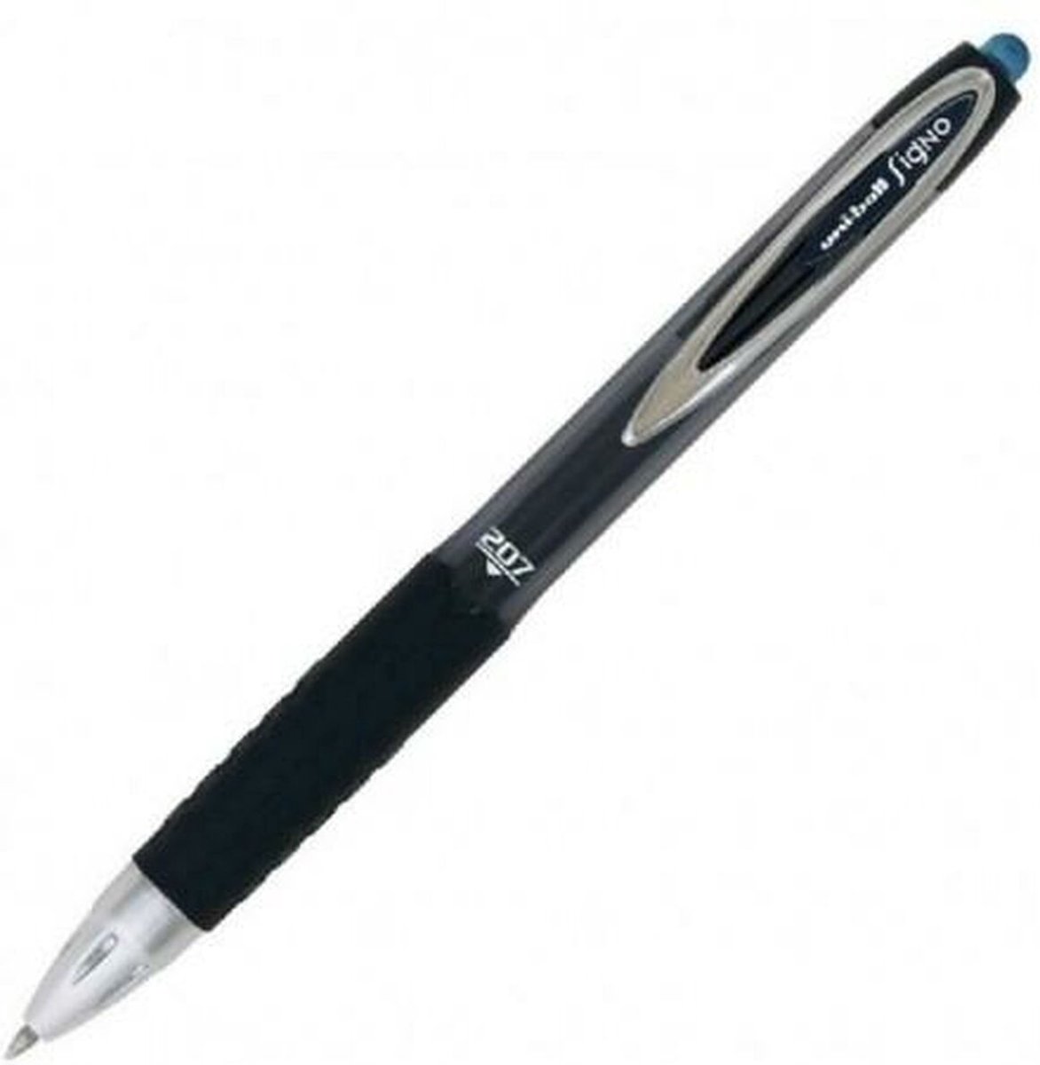 Liquid ink ballpoint pen Uni-Ball Rollerball Signo UM-207 Donkerblauw 12 Stuks
