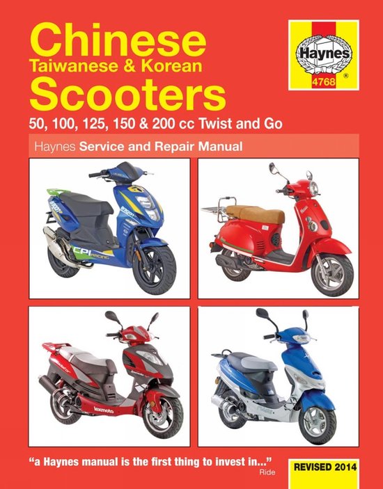 Chinese Scooters Service &amp; Repair Manual, Editors Of Haynes Manuals | 9780857336460 |... | bol