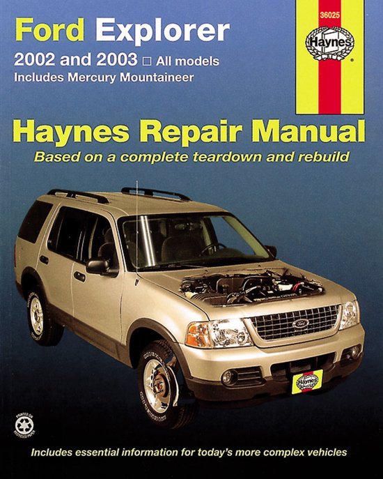 Ford Explorer & Mercury Mountaineer Automotive Repair Manual - cover