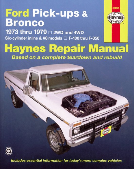Ford Pick-Ups & Bronco Automotive Repair Manual 1973-1979 - cover