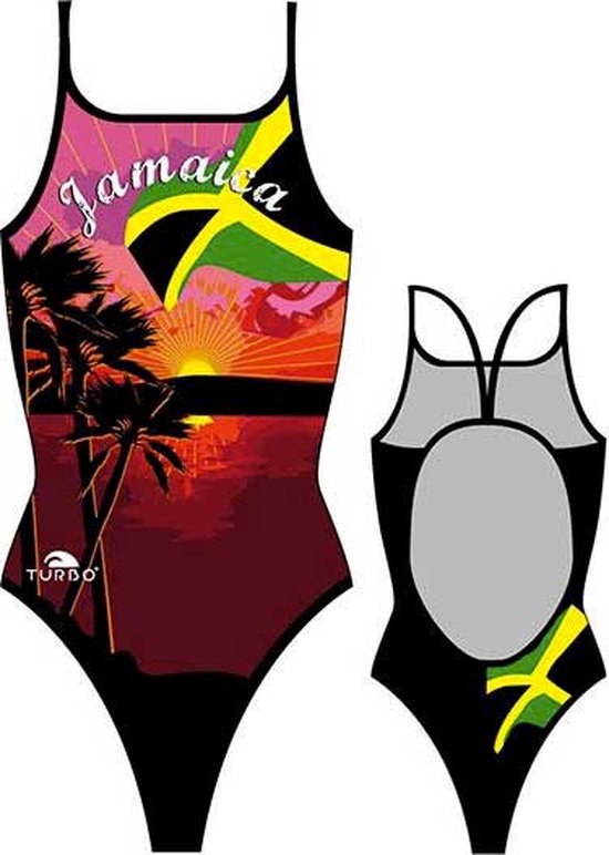 TURBO Jamaica Zwempak Dames - Multicoloured - L