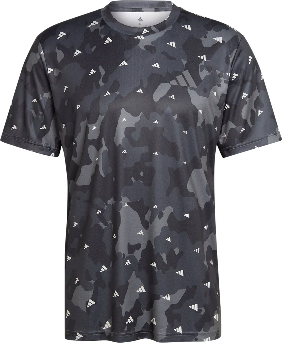 Adidas Sportshirt Seasonal Training Logo Heren Zwart