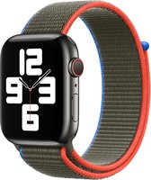 Apple Watch Geweven Sportbandje - 40mm - Olijfgroen - voor Apple Watch SE/1/2/3/4/5/6