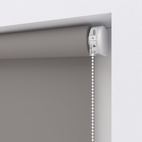 Store enrouleur électrique Easy Texture - Occultant - Gris Clair - 180 x 190 cm - CMD-02-P