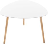 Table basse blanc / bois . 60x60x45cm