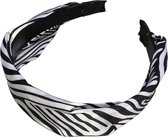 Fako Fashion® - Diadeem - Zebra - Zwart/Wit