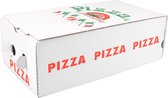 Pizzadoos Pizzabox - golfkarton - 280x80x70 mm - calzone - wit - 200 stuks