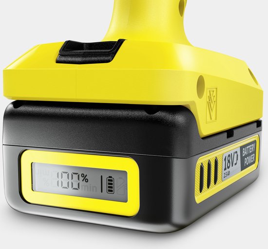 Kärcher KHB 4-18 Plus Handheld Set Hogedrukreiniger - 18 Volt - Exclusief Accu en lader - 21 Bar van Kärcher — afbeelding 2