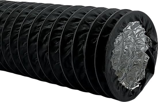 Uitlaat luchtslang Geïsoleerde Isoflex-buis 400 mm 1 meter - Sono- geluidsgeïsoleerde slang Flex-buis Ventilatiebuis Ventilatiebuis Airconditioningslang