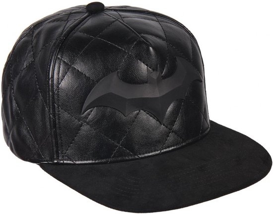 DC Comics - Casquette de baseball Batman aspect cuir premium