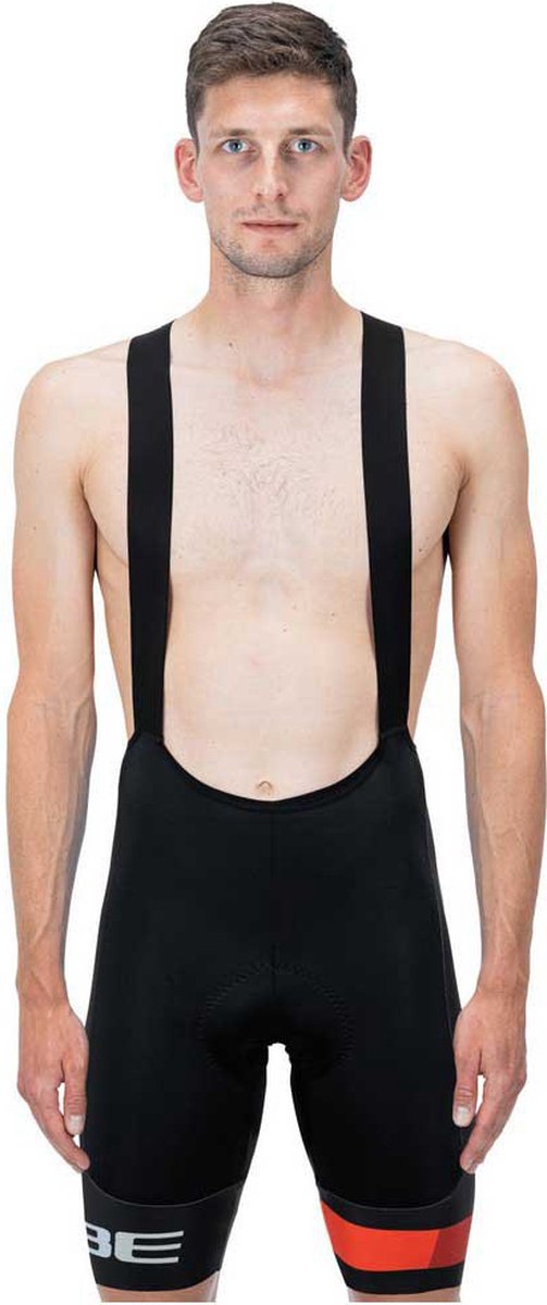CUBE TEAMLINE BIB SHORTS PRO BLACK/RED L
