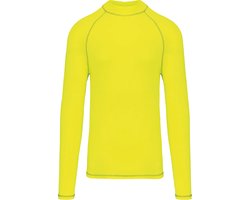PROACT® Functioneel heren-t-shirt met lange mouwen en anti-UV-bescherming PA4017 - Fluorescent Yellow - XXL