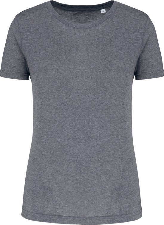 Damessport-T-shirt triblend met ronde hals 'Proact' Grey Heather - M