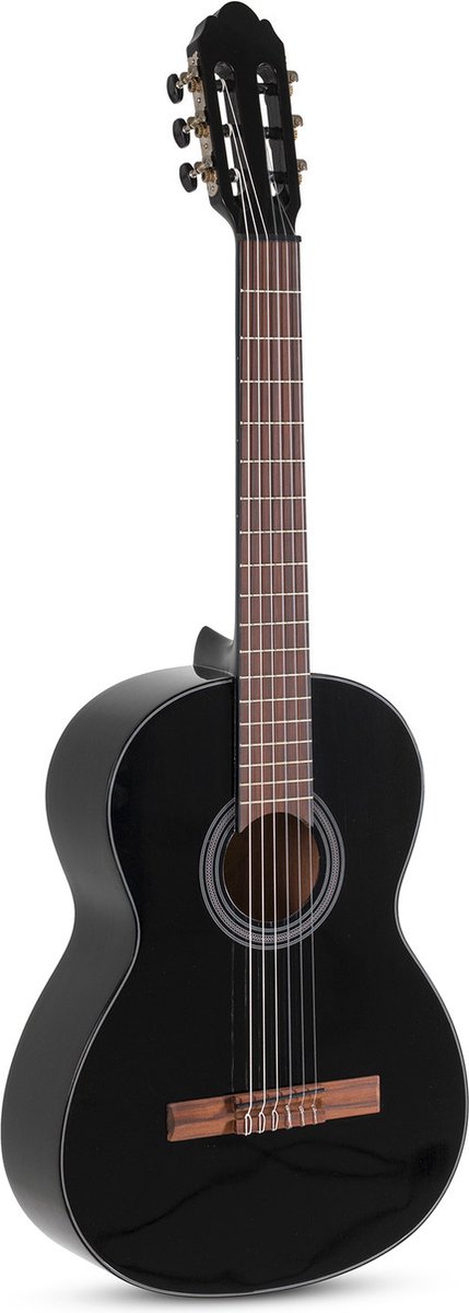 Klassieke gitaar Student Black 4/4 zwart