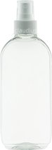 Flacon plastique vide 75 ml PET Flacon de voyage transparent - avec bouchon atomiseur blanc - lot de 5 pièces - Rechargeable - vide