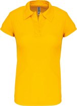 Damessportpolo 'Proact' met korte mouwen True Yellow - XL
