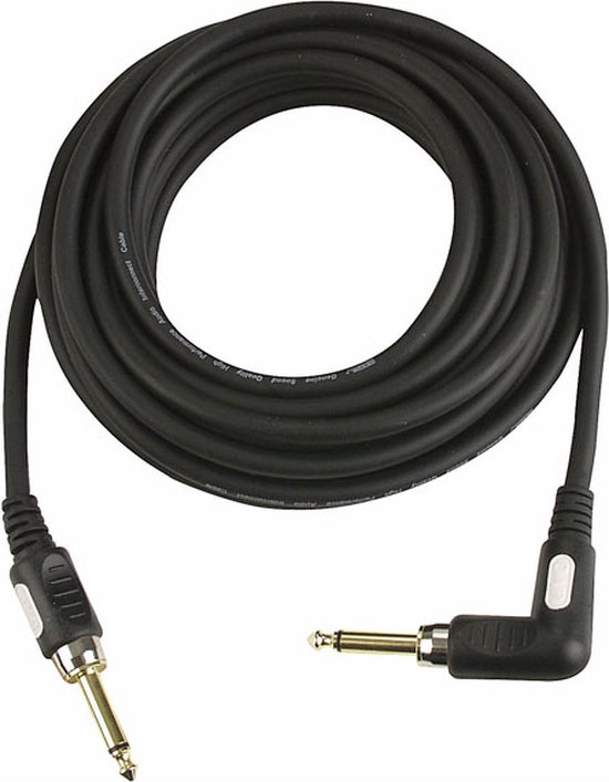 DAP Audio Gitaarkabel 10m - Gitaar Kabel Jack naar Jack Haaks 6mm -  Vergulde connectoren | bol.com